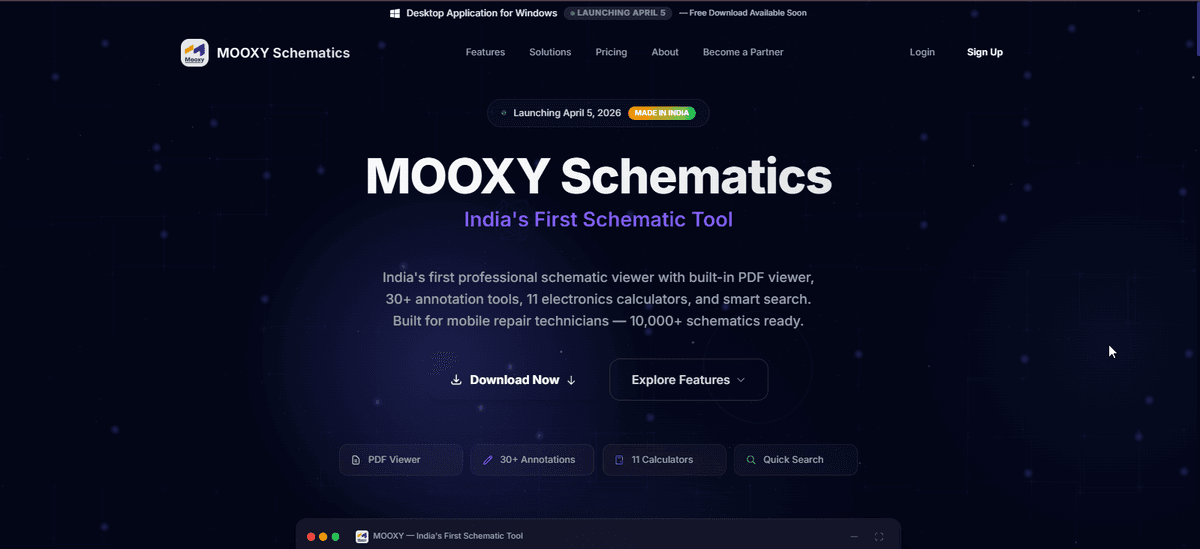 MOOXY Home Page - Download Section